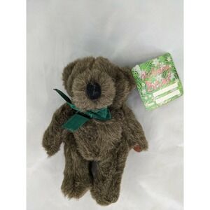 Holiday Bear Plush Brown 6 Inch Dollar Tree Stuffed Animal Toy